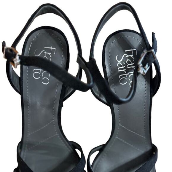 Franco Sarto NWOB Damilis Platform Sandal Heels In Black Size 6.5 - Picture 5 of 7